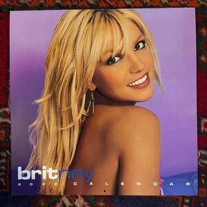 Britney 2003 Calendar - Purple and Blue